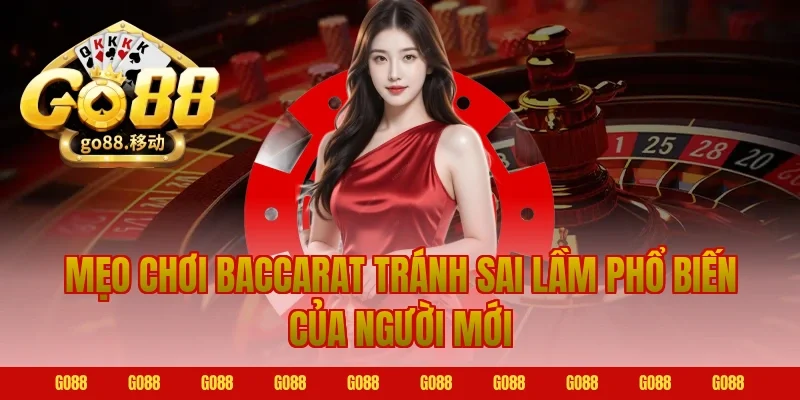 Mẹo Chơi Baccarat tránh sai lầm phổ biến của người mới tại Go88